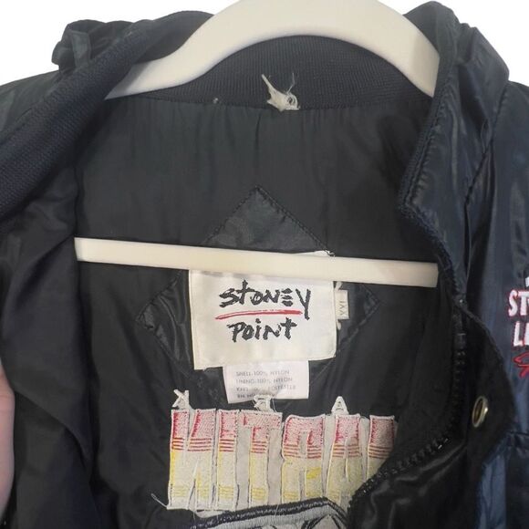 Rare 1998 STROH'S LIGHT NASCAR Mark Martin  embroidered Jacket XL - Picture 9 of 16